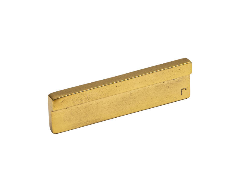 Meubelgreep Messing Element 112mm, hoh 96mm