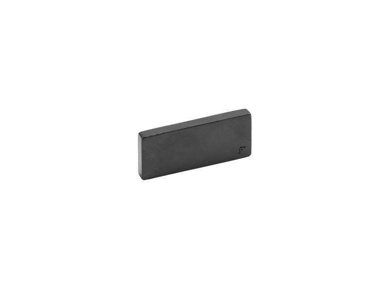 Meubelgreep Zwart Jolie Symm 75mm, hoh 64mm
