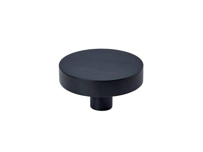Voordeurknop Zwart Jolie Lune rond 120mm