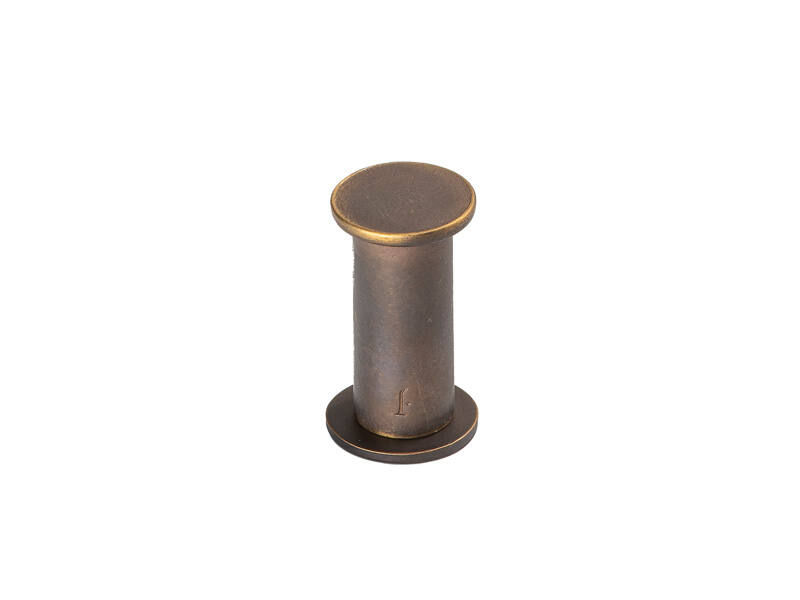 Jashaak / kapstokhaak Verbronsd Jolie Rieu rond 20mm Its a Roel