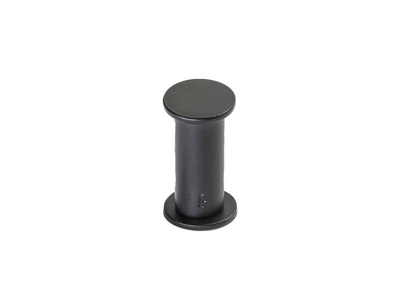 Jashaak / kapstokhaak Zwart Jolie Rieu rond 20mm Its a Roel