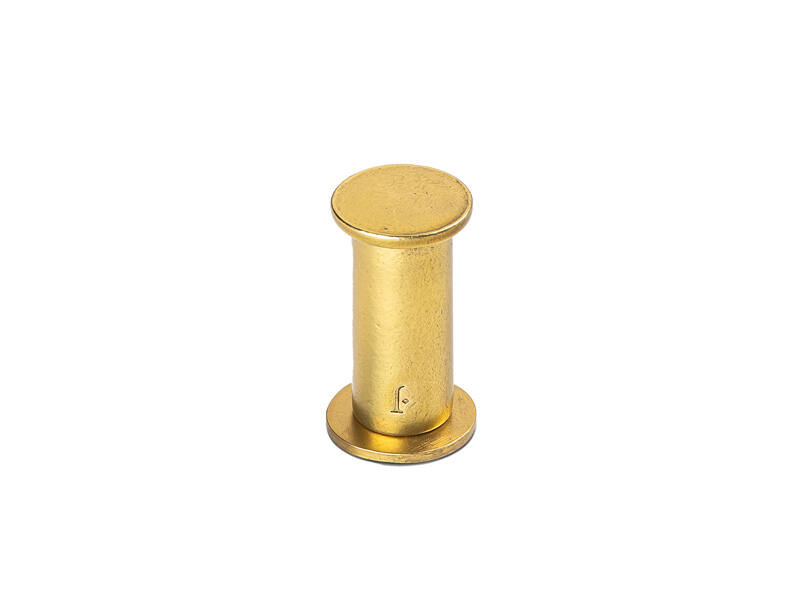 Jashaak / kapstokhaak Messing Jolie Rieu rond 20mm Its a Roel