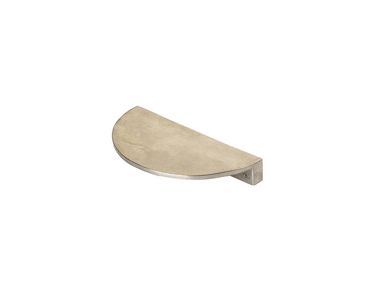 Voordeurknop Verzilverd Virge 218mm