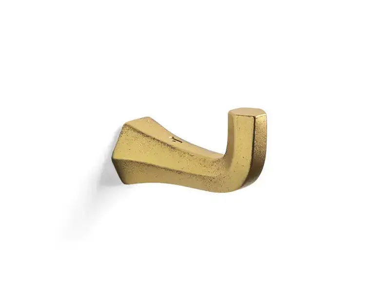 Kapstokhaak Messing Six Fois It's a Roel 26mm 26x30x65mm Aged Gold