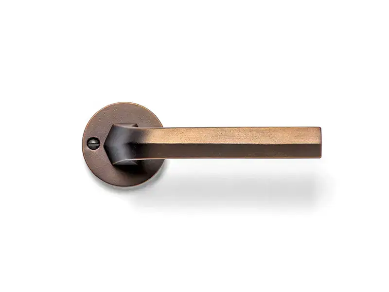 Deurkruk Verbronsd Six Fois It's a Roel  140x52x57,5mm Aged Bronze