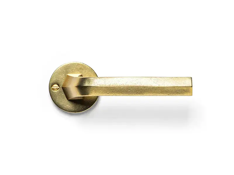 Deurkruk Messing Six Fois It's a Roel  140x52x57,5mm Aged Gold