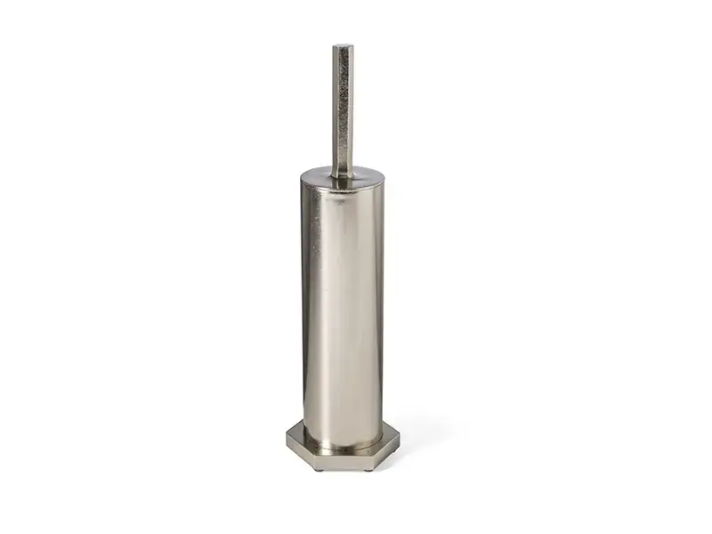 Toiletborstel Verzilverd Six Fois It's a Roel hoogte 388,5mm Old Silver