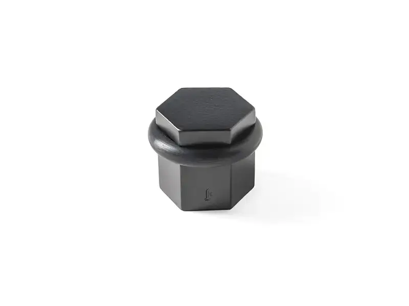 Deurstopper Zwart Six Fois It's a Roel 58x31x30mm VLOER Black