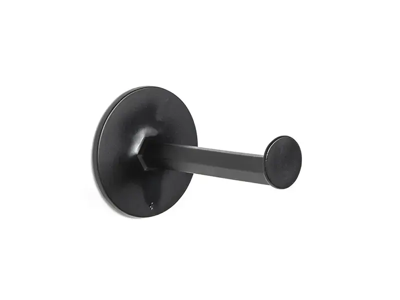 Toiletrolhouder Zwart Six Fois It's a Roel lengte 123mm Black hoh 83mm