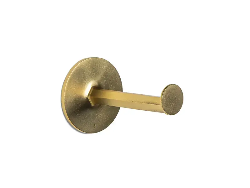 Toiletrolhouder Messing Six Fois It's a Roel lengte 123mm Aged Gold hoh 83mm