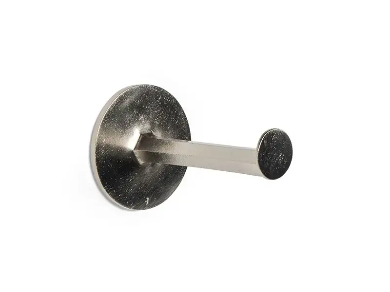 Toiletrolhouder Verzilverd Six Fois It's a Roel lengte 123mm Old Silver hoh 83mm
