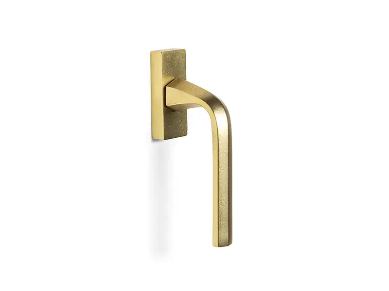 Draaikiep raamkruk Messing Six Fois It's a Roel stift 7 Aged Gold