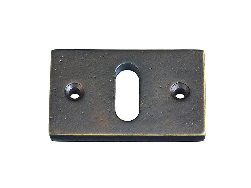 Sleutelrozet Verbronsd Jolie rechthoek horizontaal 55x33mm