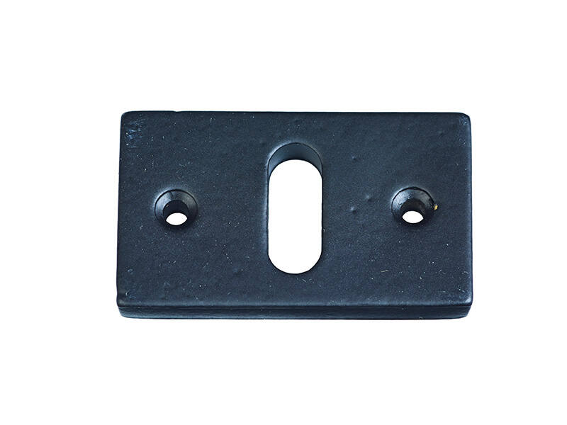 Sleutelrozet Zwart Jolie rechthoek horizontaal 55x33mm
