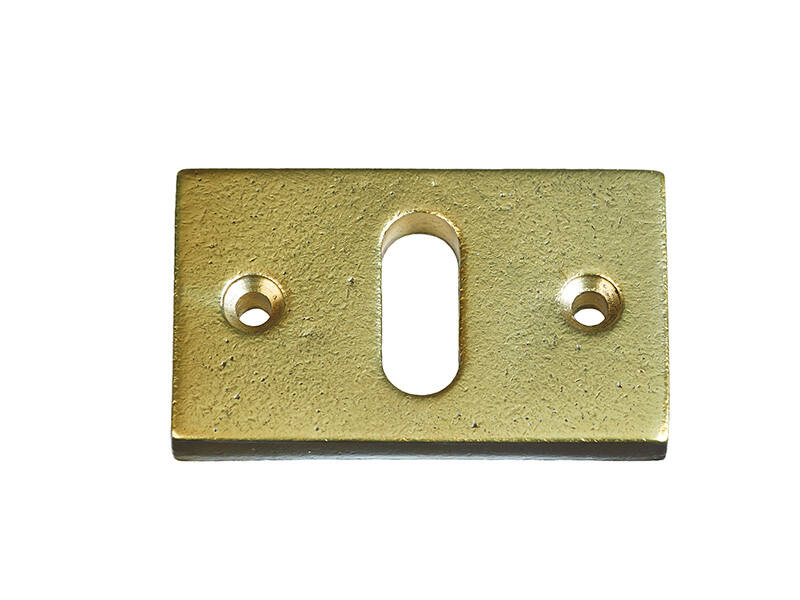 Sleutelrozet Messing Jolie rechthoek horizontaal 55x33mm