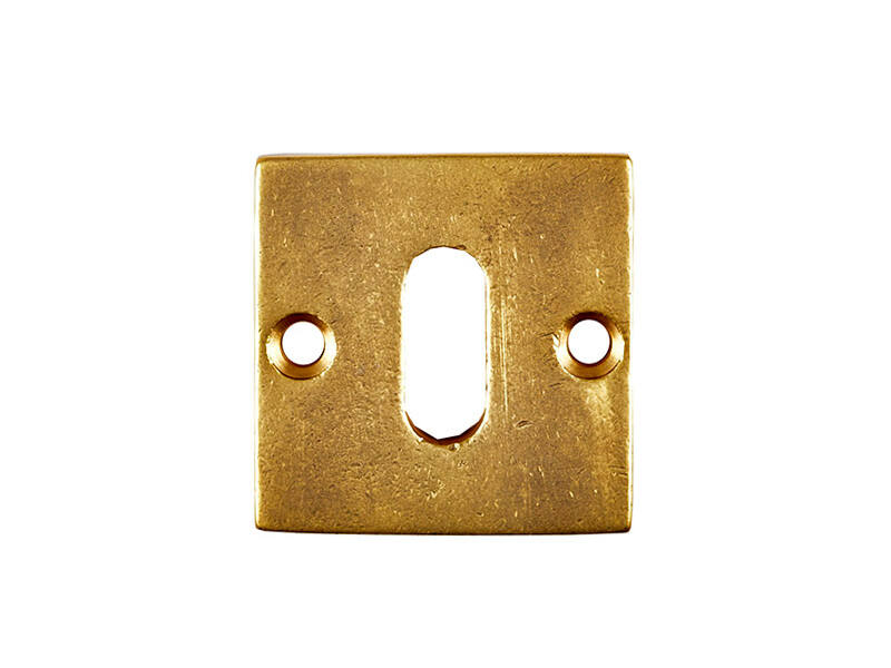 Sleutelrozet Messing Jolie vierkant 42mm