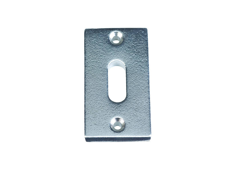 Sleutelrozet Verzilverd Jolie rechthoek 33x55mm