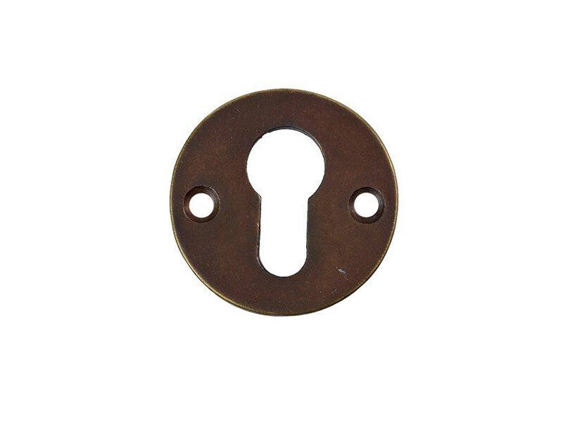 Profielcilinderrozet Verbronsd Jolie rond 52mm