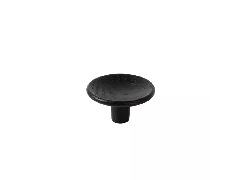 Meubelknop Zwart Disc 38mm