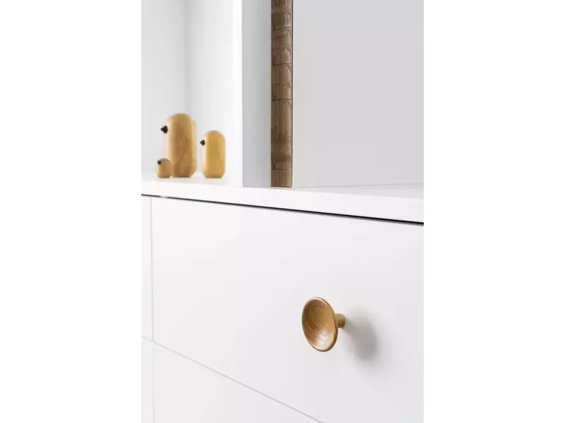 Meubelknop Licht eiken Disc 50mm