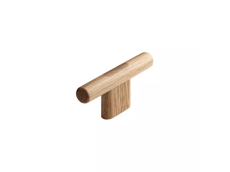Meubelknop Eiken  T-greep Join 80mm
