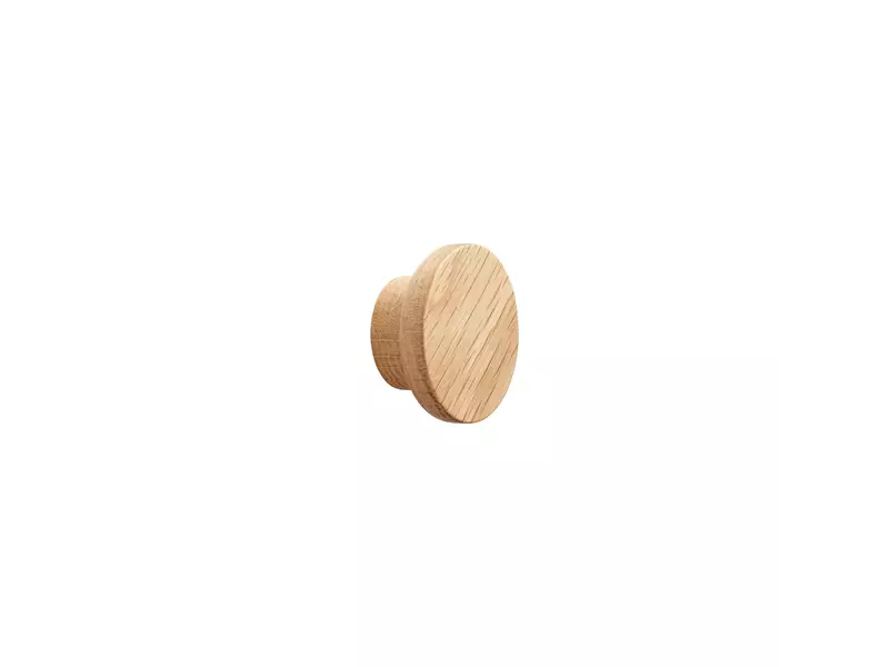 Meubelknop donker Eiken Circle 50mm