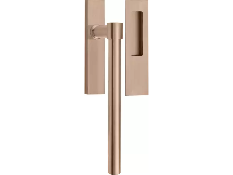 Hefschuifdeurbeslag PVD licht brons One PietBoon PB230Y PC69 Incl. komgreep