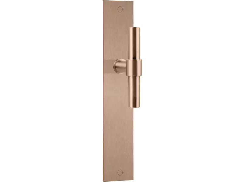 Deurkruk op schild PVD licht brons One Piet Boon PBT15P236SFC
