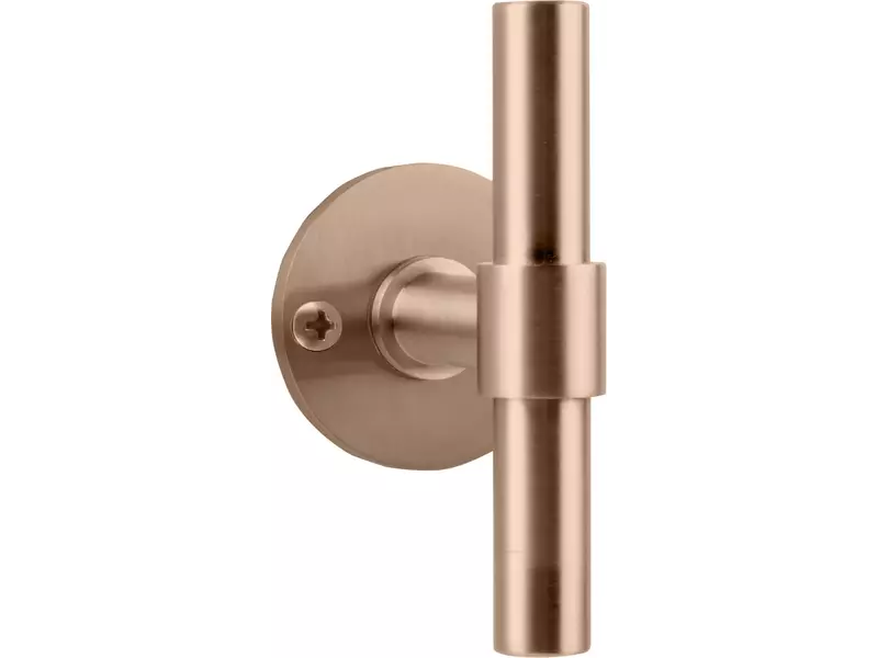 Deurknop PVD licht brons One Piet Boon PBT15V, Vast op rozet