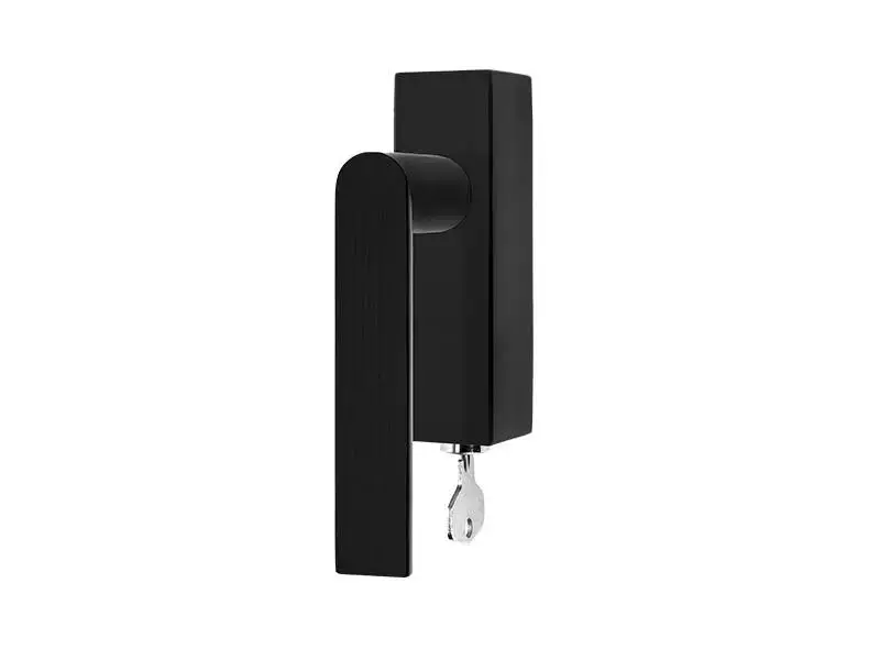 Draaikiep raamkruk links Zwart PVD Arc Piet Boon PBA100-DKLOCK