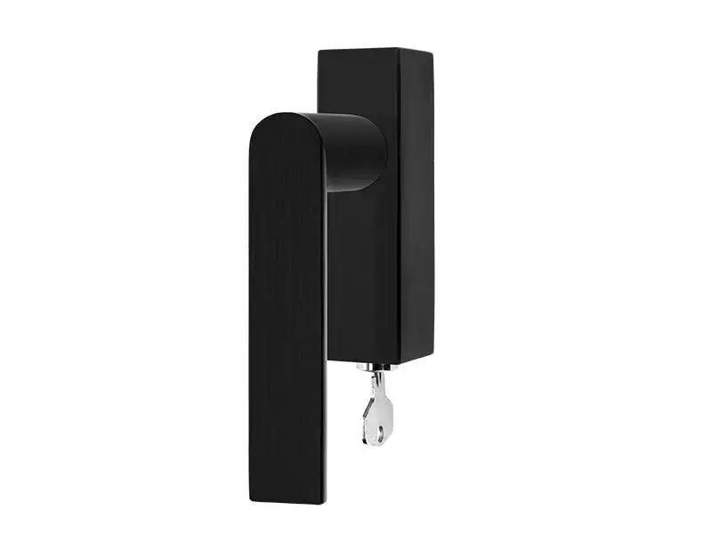 Draaikiep raamkruk links Zwart PVD Arc Piet Boon PBA101-DKLOCK