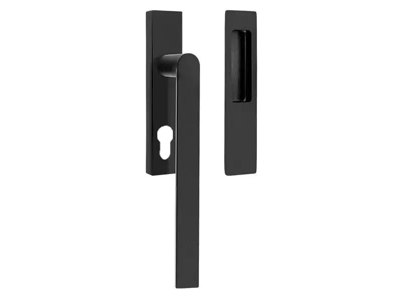 Hefschuifdeurbeslag Zwart PVD Arc Piet Boon PBA230Y PC69-Komgreep