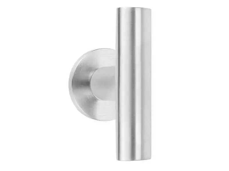 Deurknop vast op rozet RVS Inc Piet Boon PBI103V/53