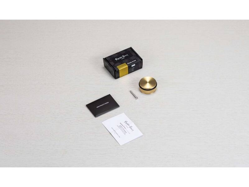 Deurstop vloer Cross Zwart diamond-cut 50mm