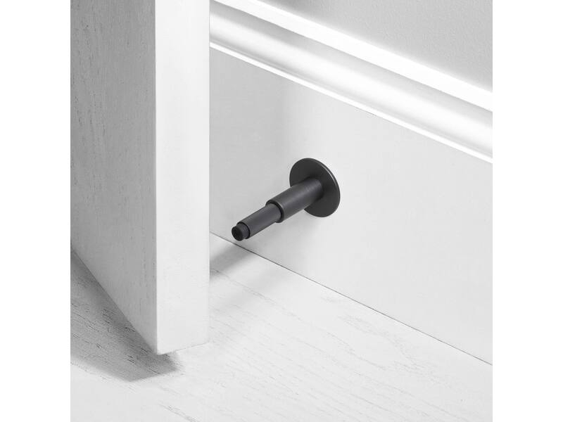 Deurstop wand Cross Brons diamond-cut 96mm