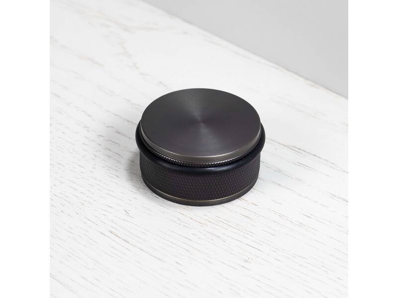 Deurstop vloer Cross Brons diamond-cut 50mm