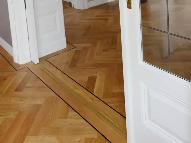 Kamer en suite schuifdeurrail Messing lengte 240cm