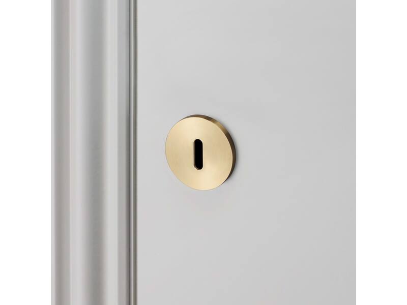 Sleutelrozet Messing rond 51mm