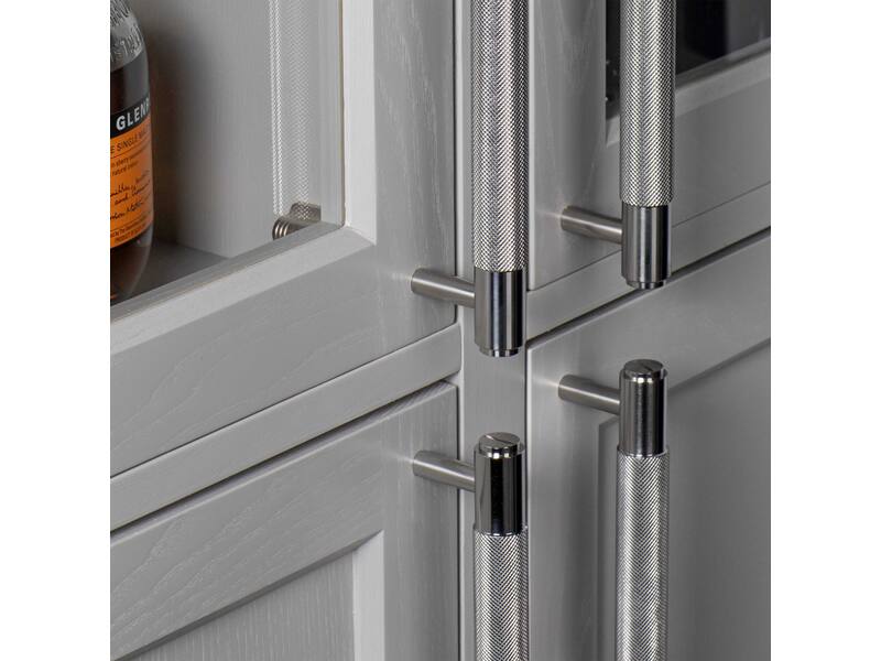 Meubelgreep Cross RVS diamond-cut 360mm