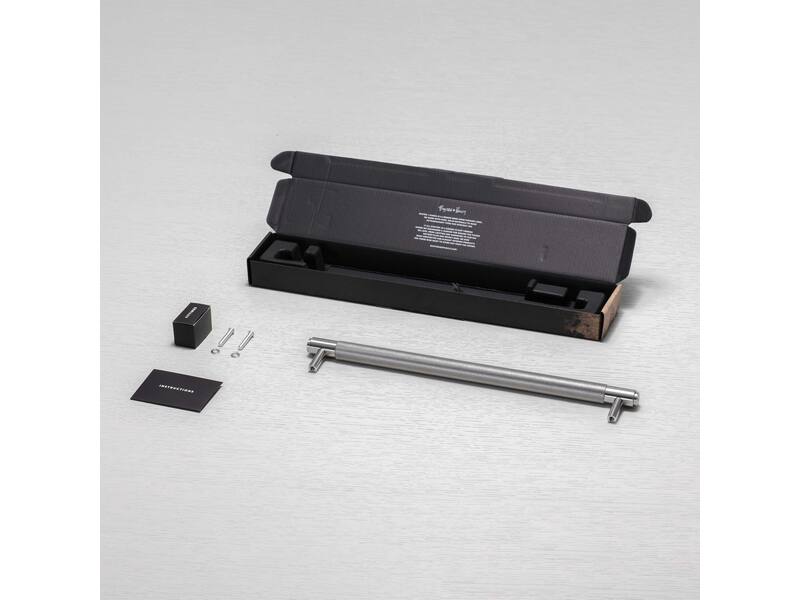 Meubelgreep Cross RVS diamond-cut 360mm