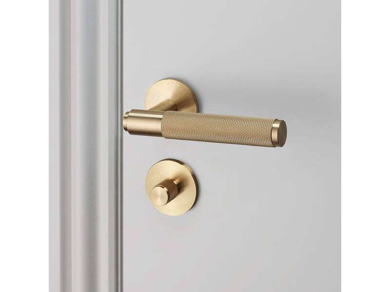 WC-sluiting Cross Messing diamond-cut rond 51mm