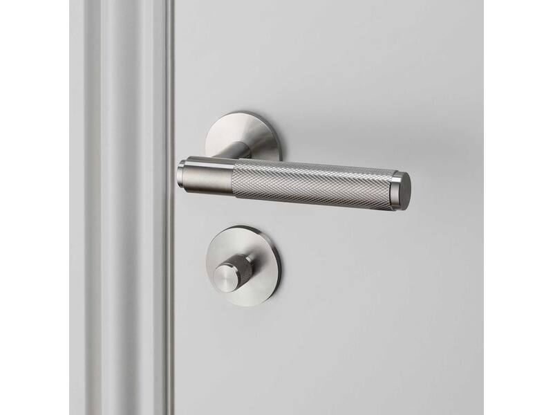 WC-sluiting Cross RVS diamond-cut rond 51mm