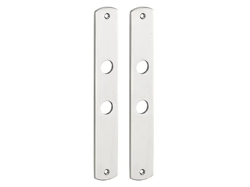 Langschild Dual WC-schild WC63 Nikkel 235x35mm met 18mm krukhals