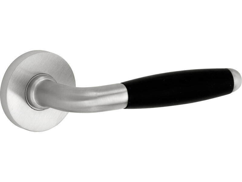 Deurkruk Mat nikkel Baton op geveerd rozet Vivo