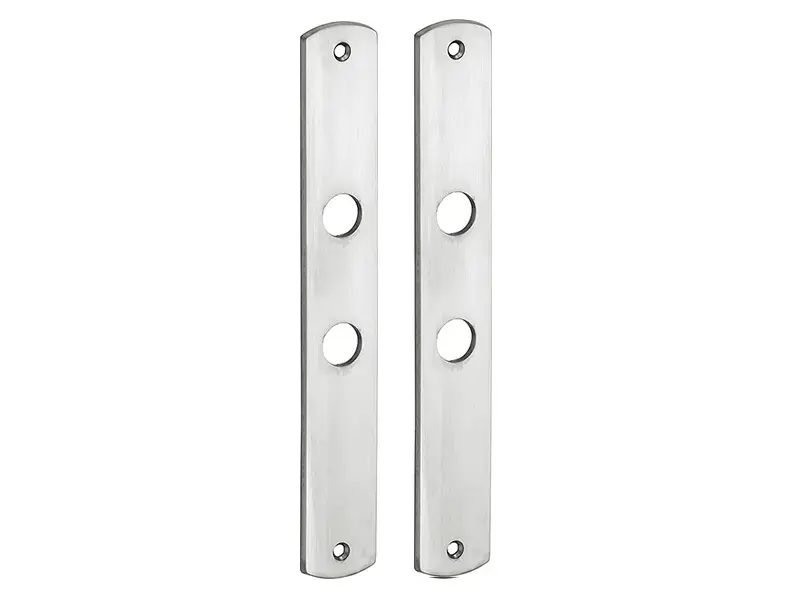 Langschild Dual WC-schild WC63 Mat-Nikkel 235x35mm met 18mm krukhals