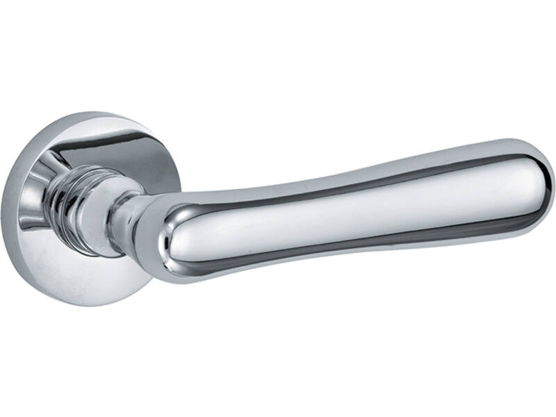 Deurkruk Chroom Linea Xl op geveerd rozet Vivo