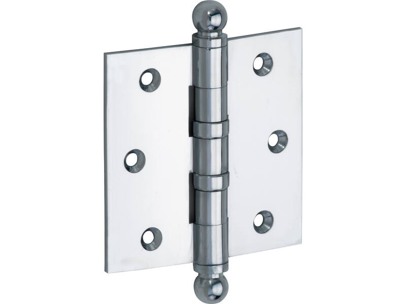 Kogellagerscharnier Chroom Bolkop 76x76mm