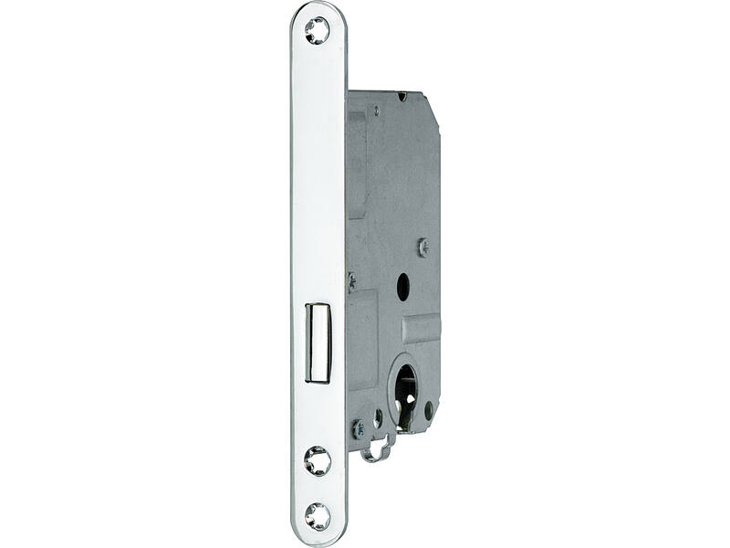 Insteek kastslot cilinder Chroom Doornmaat 50mm, 1200 serie