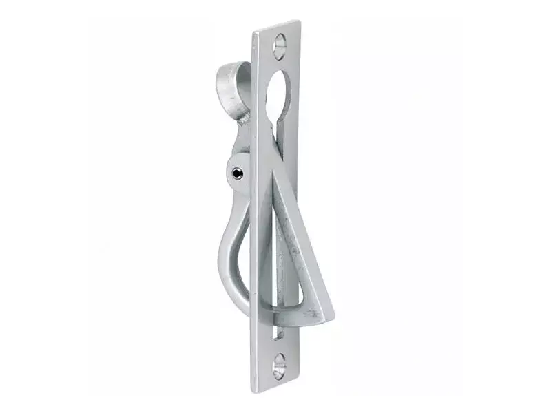Schuifdeurtrekring kamer en suite Elegant Mat chroom 25x108mm