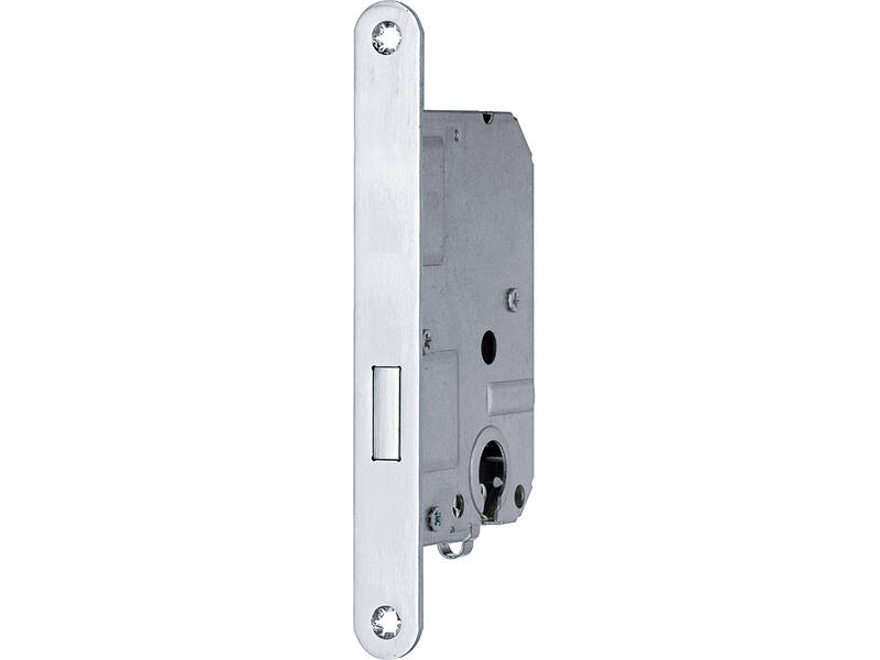 Insteek kastslot cilinder Mat chroom Doornmaat 50mm, 1200 serie